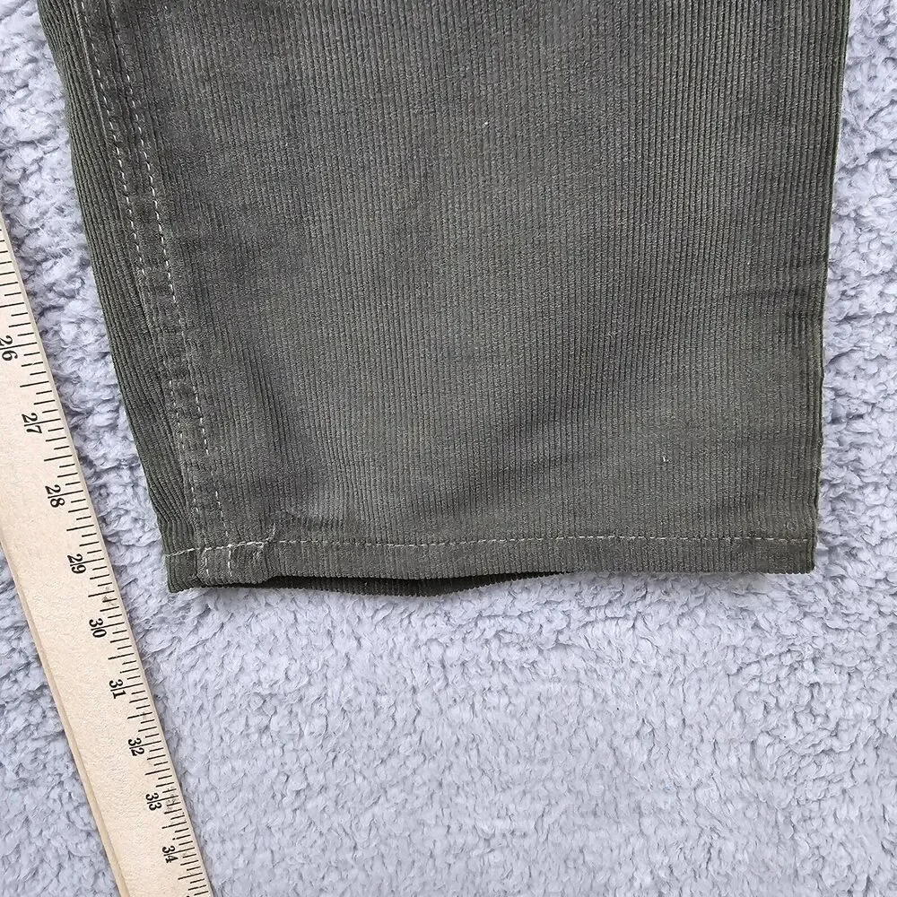 Vintage Levi's 515 Men's Green Straight Leg Jeans 90's Size 38 x 30